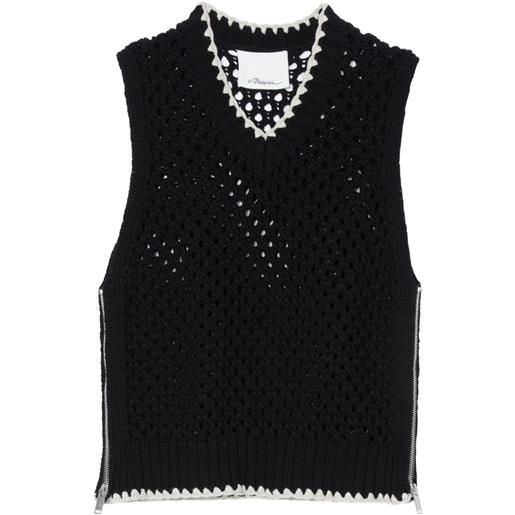 3.1 Phillip Lim gilet con zip - nero