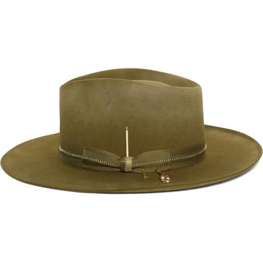 Nick Fouquet fedora maleconcon dettaglio fiammifero - verde