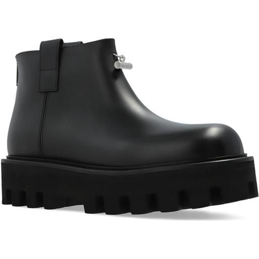 Alexander McQueen stivaletti con zip - nero