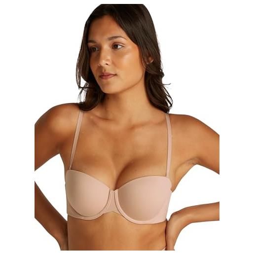 Calvin Klein donna reggiseno senza spalline lightly lined elasticizzato, beige (cedar), 4c