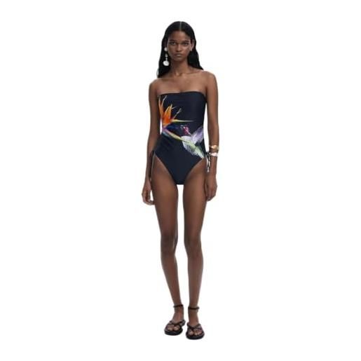 Desigual swim_colibrí one p. , 2000 black, xs