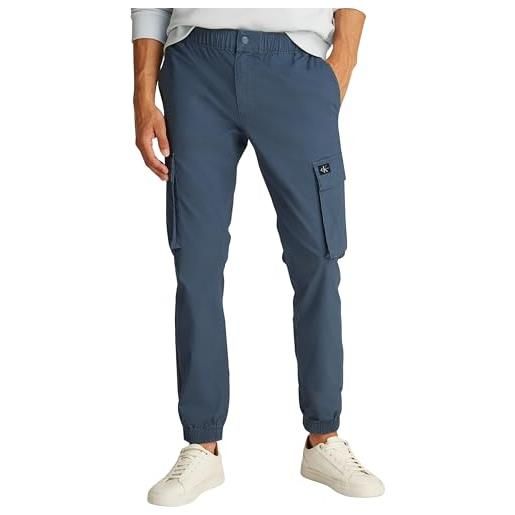 Calvin Klein uomo pantaloni cargo skinny fit, blu (vintage indigo), 31w