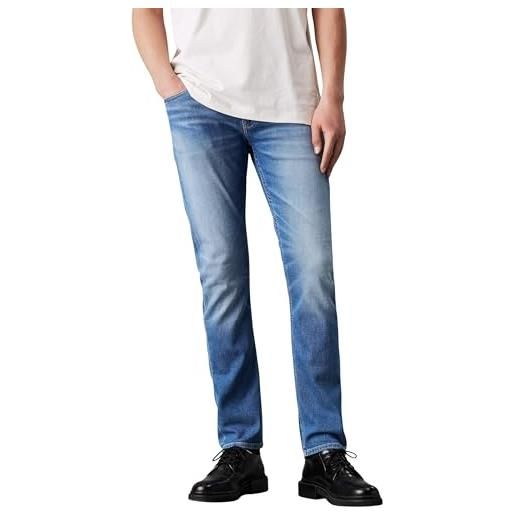 Calvin Klein uomo jeans slim fit, blu (denim medium), 38w/34l