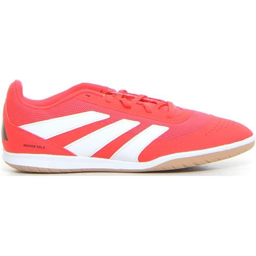 ADIDAS predator club in sala scarpa da calcetto rosso bianco - uomo - rosso bianco