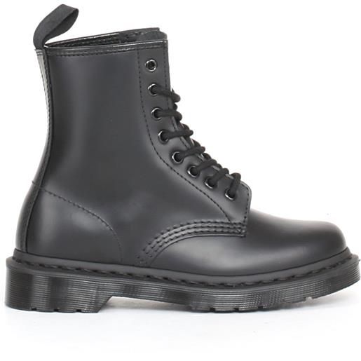 DR.MARTENS 1460 mono anfibio 8 buchi black smooth - donna - black smooth