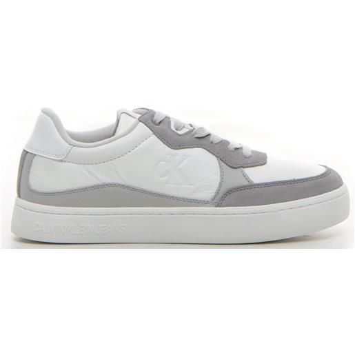 CALVIN KLEIN classic cupsole white oyster - uomo - white oyster