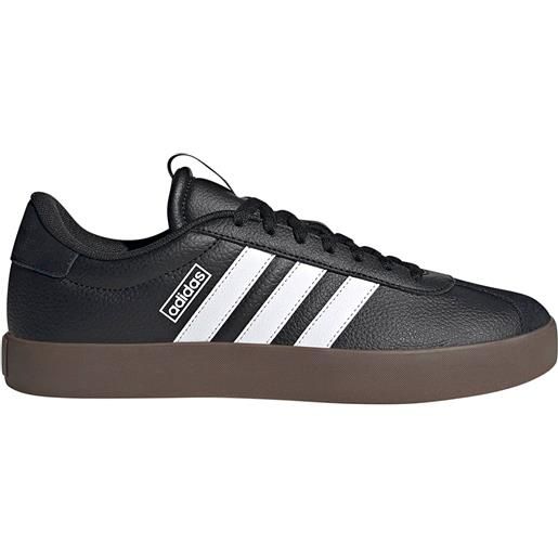 ADIDAS vl court 3.0 sneaker black white - uomo - black white