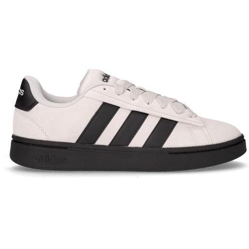 ADIDAS grand court alpha 00s sneaker in pelle grigio nero - uomo - grigio nero