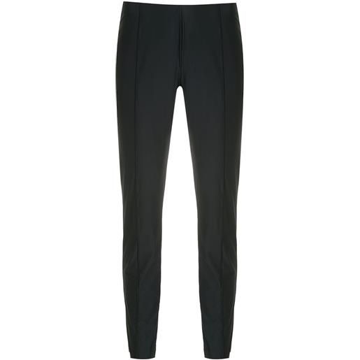 Amir Slama leggings slim con design a pannelli - nero