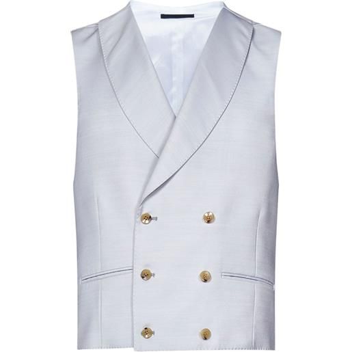 FRANZESE COLLECTION gilet doppiopetto - grigio