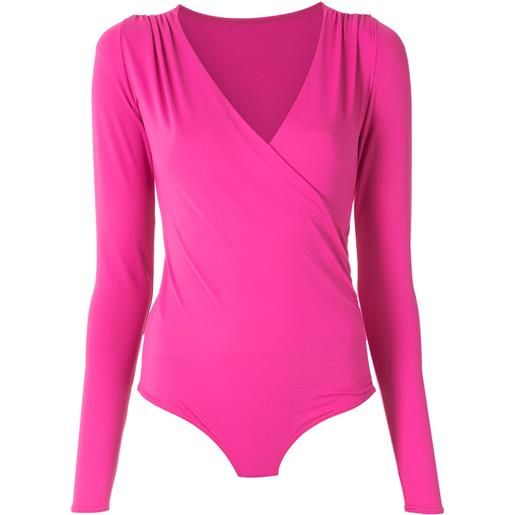 Amir Slama body a maniche lunghe - rosa
