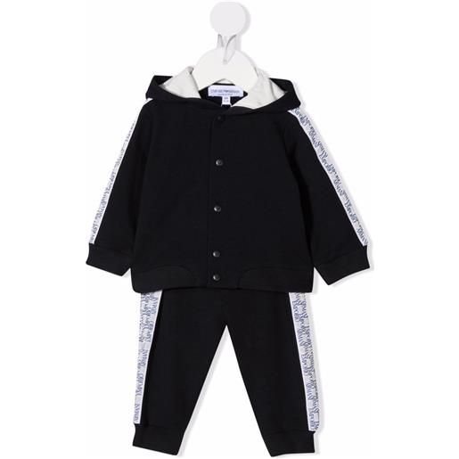 Emporio Armani Kids tuta sportiva con logo - blu