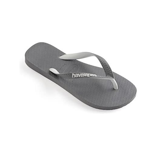 Havaianas top mix (mini me), infradito unisex - bambini e ragazzi, steel grey/steel grey, 29/30 eu