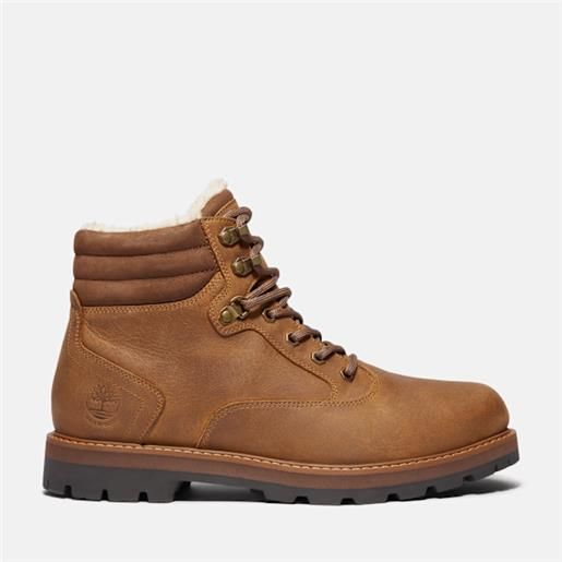 Timberland - stivale impermeabile foderato britton road da uomo in marrone, uomo, marrone, taglia: 40