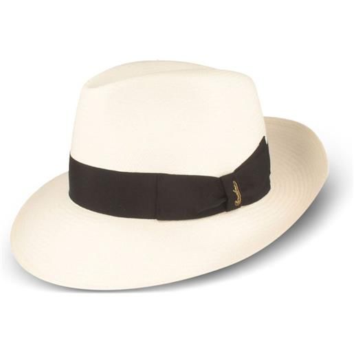 Borsalino panama con fiocco - toni neutri