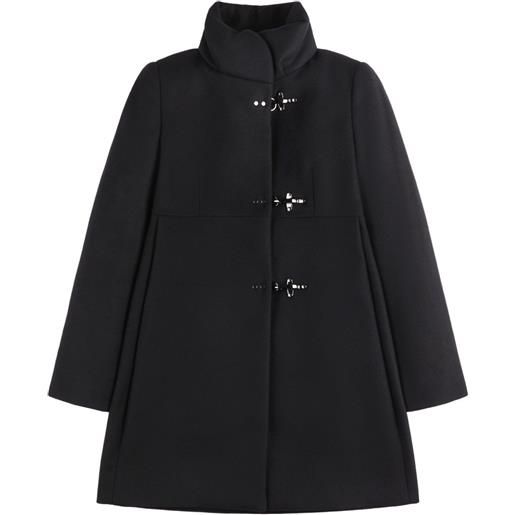 Fay cappotto a collo alto - nero