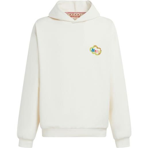 Marni felpa con cappuccio - bianco