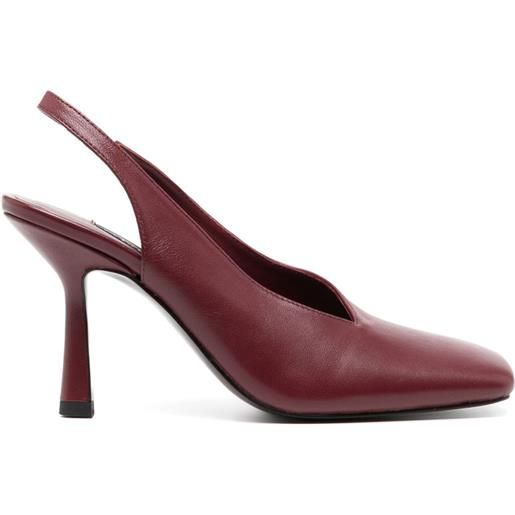 Senso pumps sawyer i con cinturino posteriore 95mm - rosso