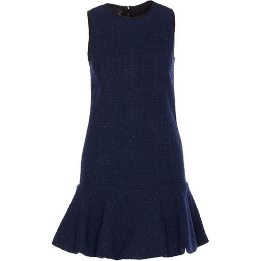 PINKO abito con effetto metallizzato - blu