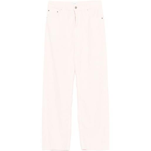 Haikure pantaloni bonnie in velluto a coste - rosa