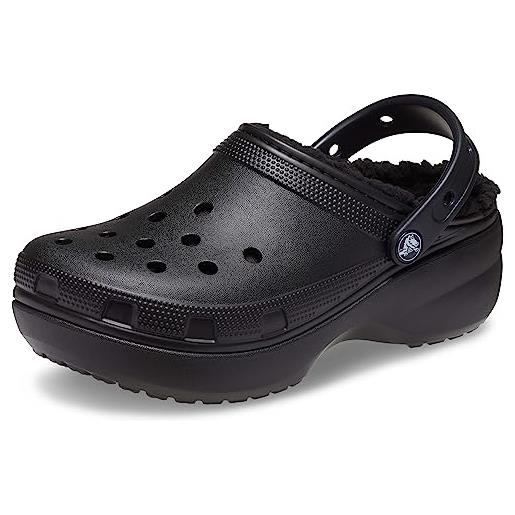 Crocs classic platform lined clog w zoccoli