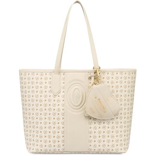 POLLINI shopping bag heritage 70 - avorio