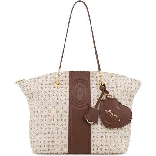 POLLINI tote bag heritage 70 - avorio