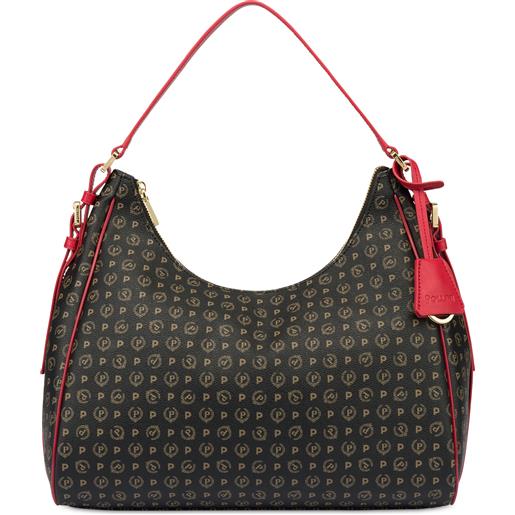 POLLINI hobo bag heritage pvc - blu