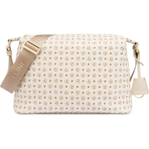 POLLINI borsa a spalla heritage soft touch - avorio