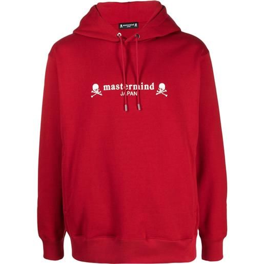 Mastermind Japan felpa con cappuccio - rosso
