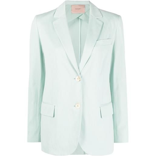 TWINSET blazer monopetto - verde