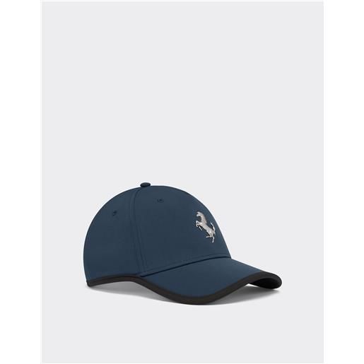 Ferrari baseball cap con fascia a contrasto - cappellini navy os