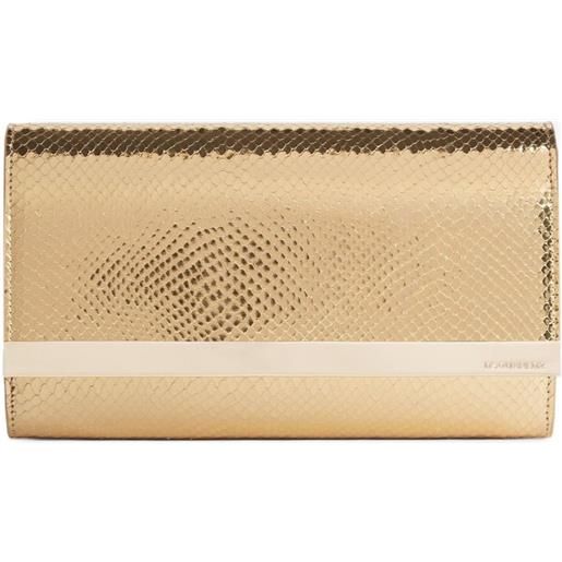 DSQUARED2 portafoglio metallizzato - oro