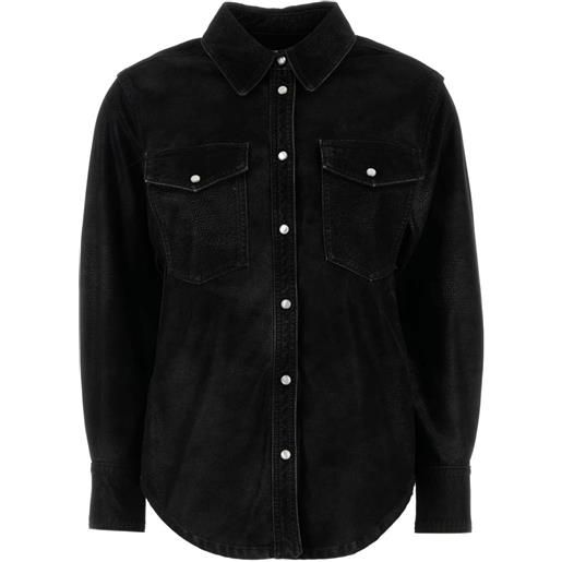 MARANT ÉTOILE camicia delcia - nero