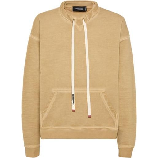 DSQUARED2 felpa con coulisse - toni neutri