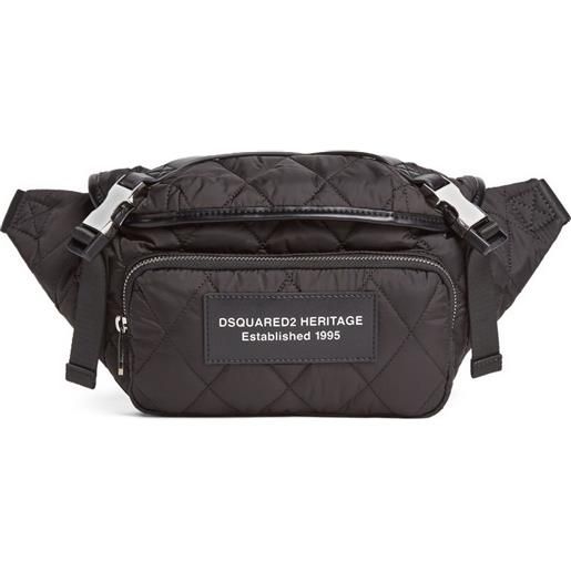 DSQUARED2 marsupio trapuntato - marrone