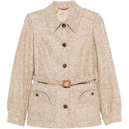 Blazé Milano giacca con cintura - toni neutri