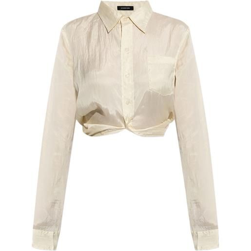 R13 camicia a maniche lunghe - toni neutri