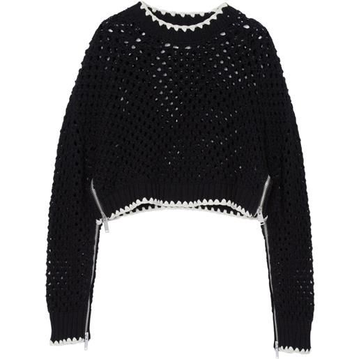 3.1 Phillip Lim maglione con zip - nero