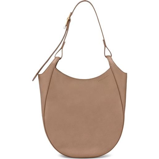 Longchamp borsa a spalla le foulonné l - toni neutri