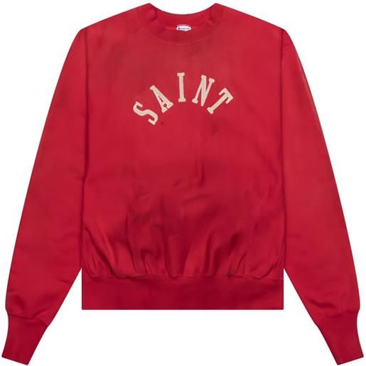 SAINT MXXXXXX felpa con stampa logo - rosso