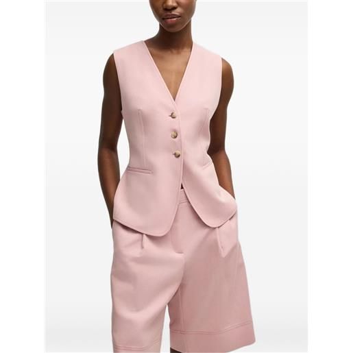 BOSS gilet smanicato - rosa