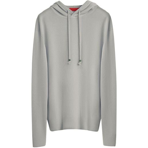 Domaine Des Artistes felpa in cashmere con cappuccio - grigio