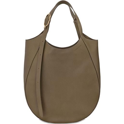 Longchamp borsa tote le foulonné xl - verde