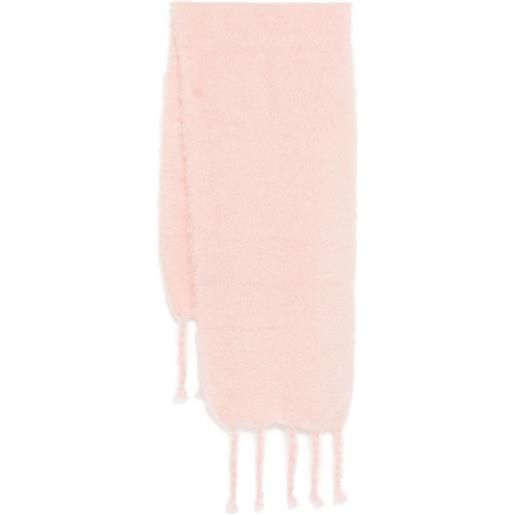 JIL SANDER+ sciarpa con applicazione - rosa