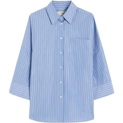 Weekend Max Mara camicia con maniche a 3/4 - blu