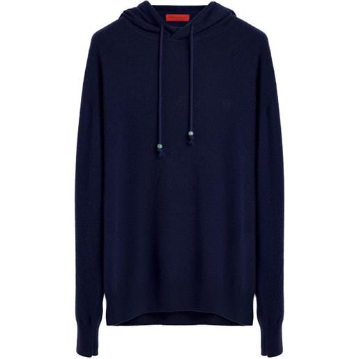 Domaine Des Artistes felpa in cashmere con cappuccio - blu