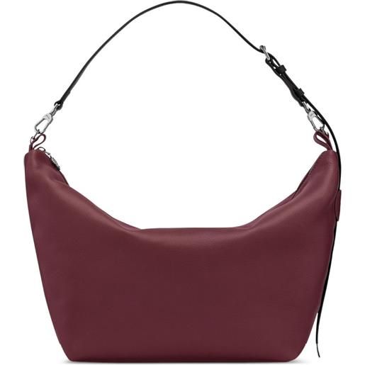 Longchamp borsa a spalla in pelle - rosso