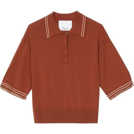 3.1 Phillip Lim polo a maniche corte - arancione