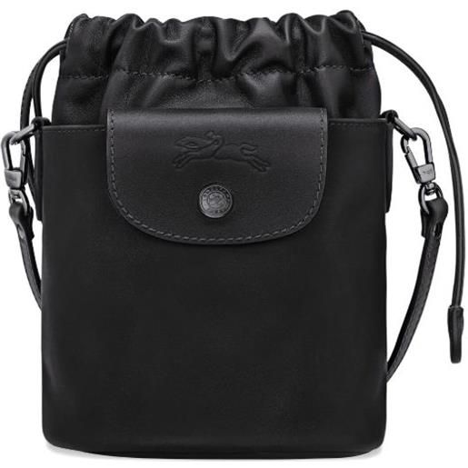 Longchamp borsa a secchiello le pliage xtra mini - nero
